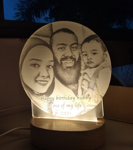 personalized night light sebagai hadiah anniversary untuk suami