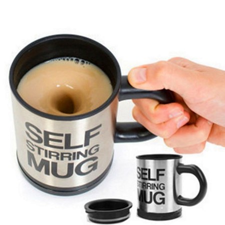 self stirred mug