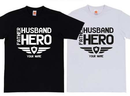 t-shirt husband hero