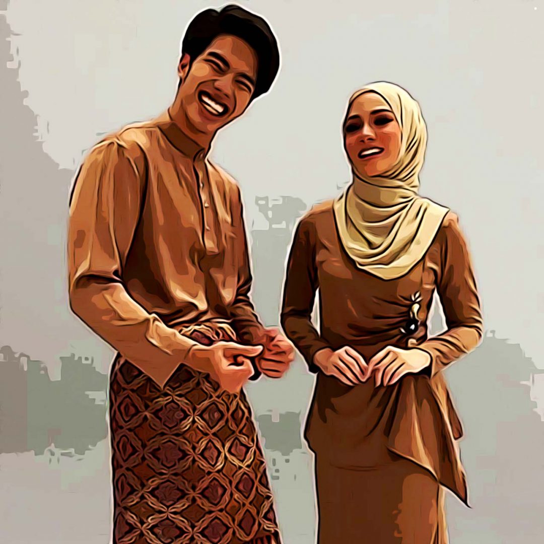 baju raya sedondon couple