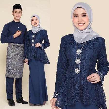 set baju sedondon couple baju melayu cekak musang dan baju saloma moden