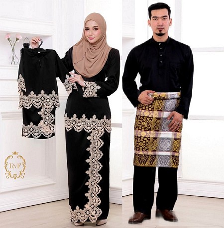 set baju raya sedondon malika