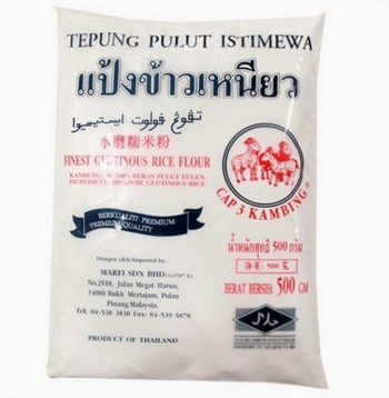 jenis tepung pulut