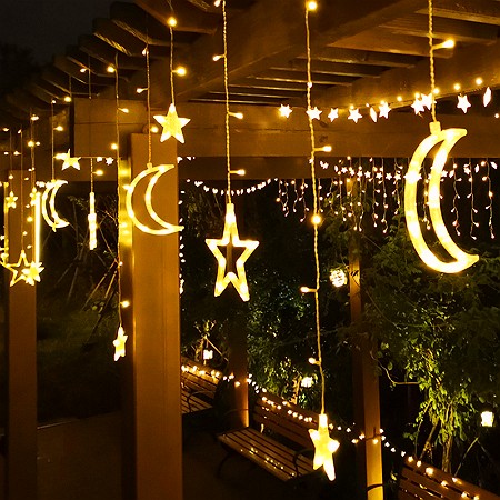 lampu raya led star moon