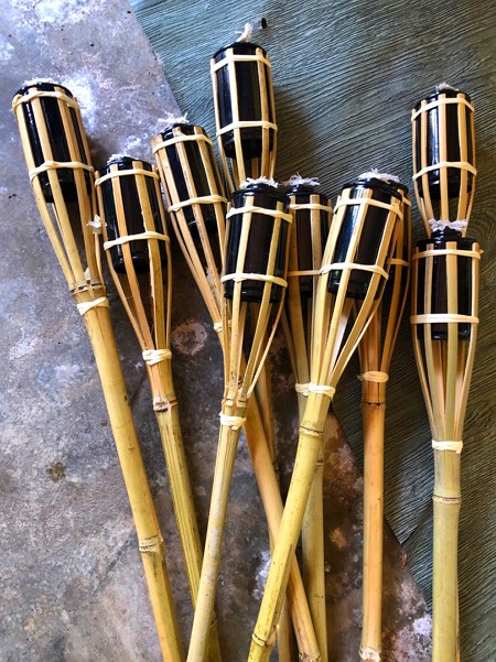 pelita buluh klasik warna asli