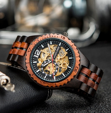 hadiah hari bapa wooden watch