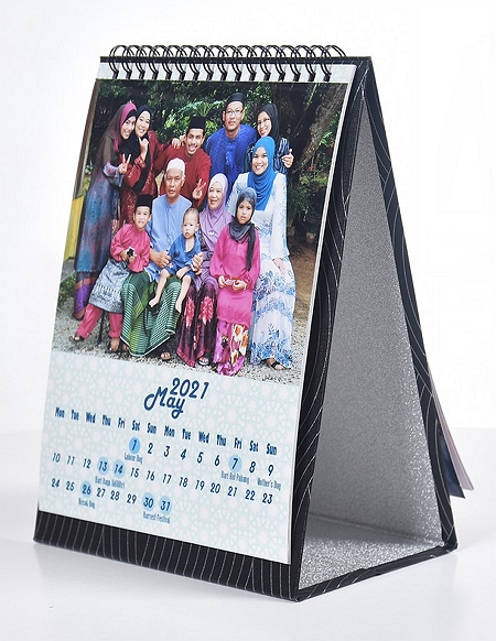 personalized calendar hadiah hari bapa