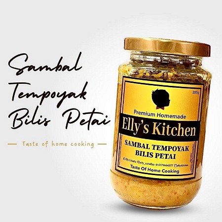 Sambal Tempoyak Bilis Petai Elly Kitchen