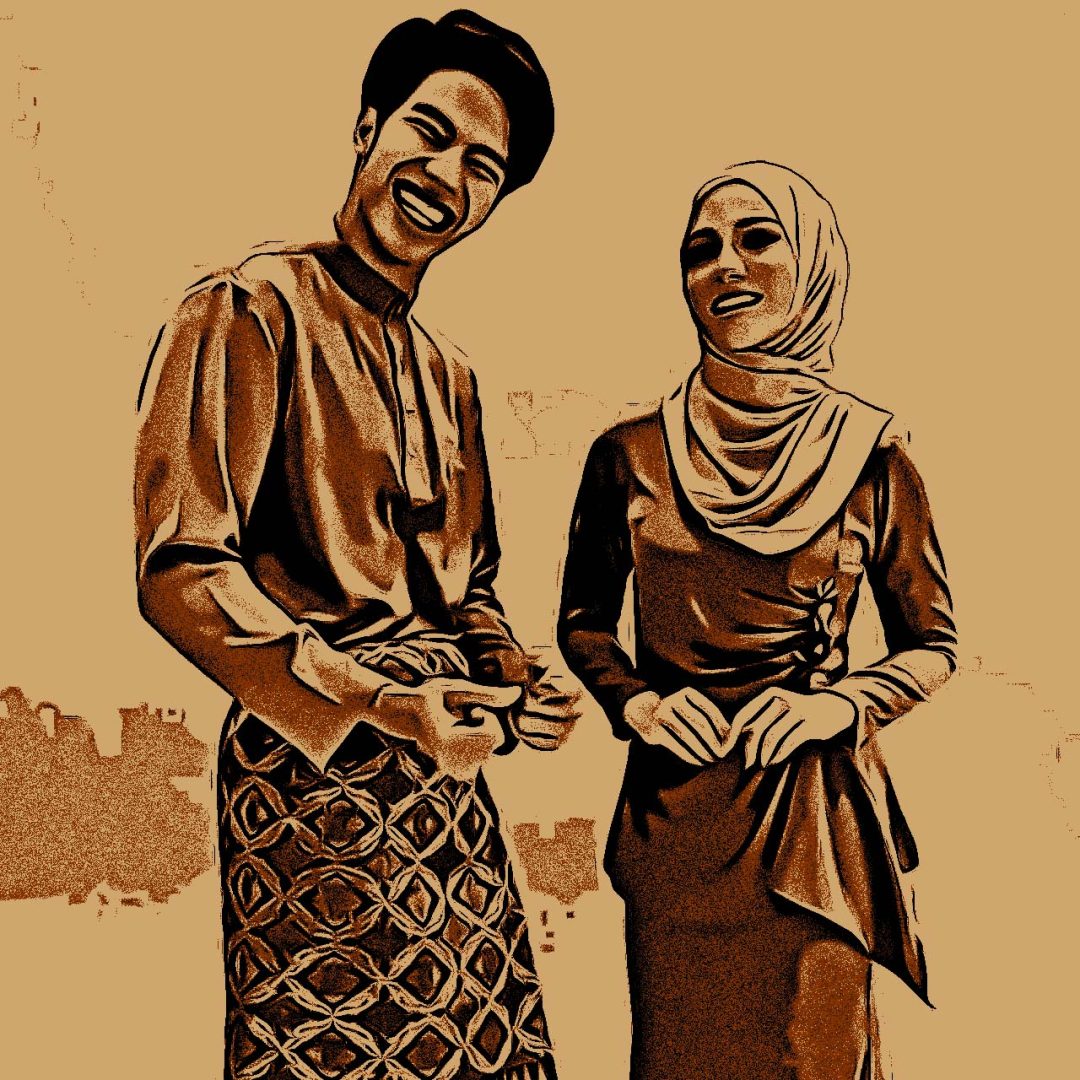 baju raya sedondon couple edisi 2024