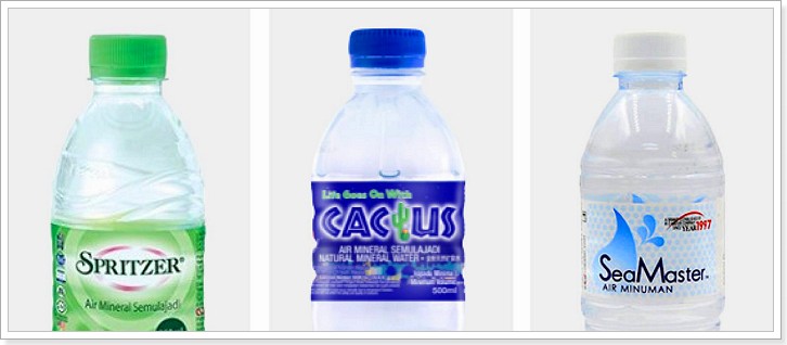 warna penutup botol air minuman